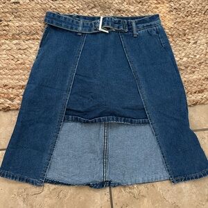 DENIM MINI SKIRT